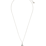 Pave CZ Tear Drop Pendant