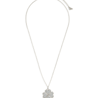 Pave CZ Shamrock Pendant