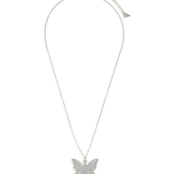 Pave CZ Butterfly Pendant