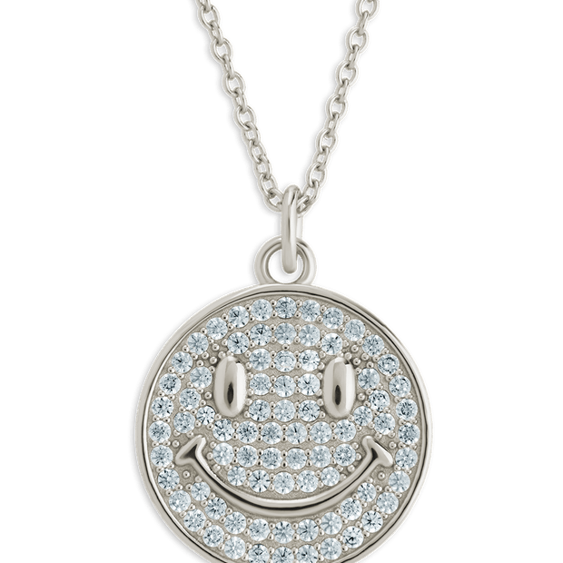 Pave CZ Positivity Pendant
