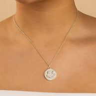 Pave CZ Positivity Pendant