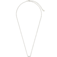 Sterling Silver Asscher Bezel Set Pendant