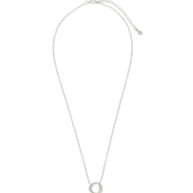 Sterling Silver CZ Interlocking Circle Pendant