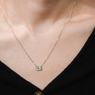 Sterling Silver Guinevere CZ Necklace