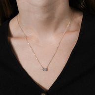 Sterling Silver Carolyn CZ Necklace