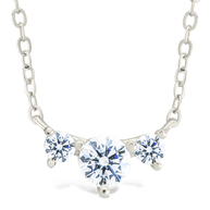 Sterling Silver Robin CZ Necklace