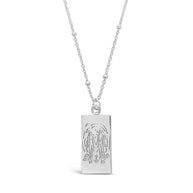 The Lovers Tarot Card Necklace