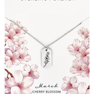 Birth Flower Pendant