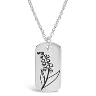 Birth Flower Pendant