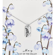 Birth Flower Pendant