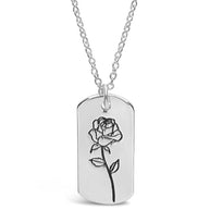 Birth Flower Pendant
