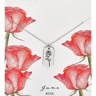 Birth Flower Pendant