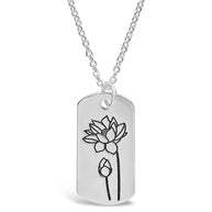 Birth Flower Pendant