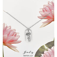 Birth Flower Pendant