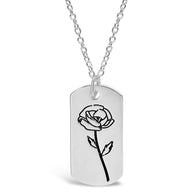 Birth Flower Pendant