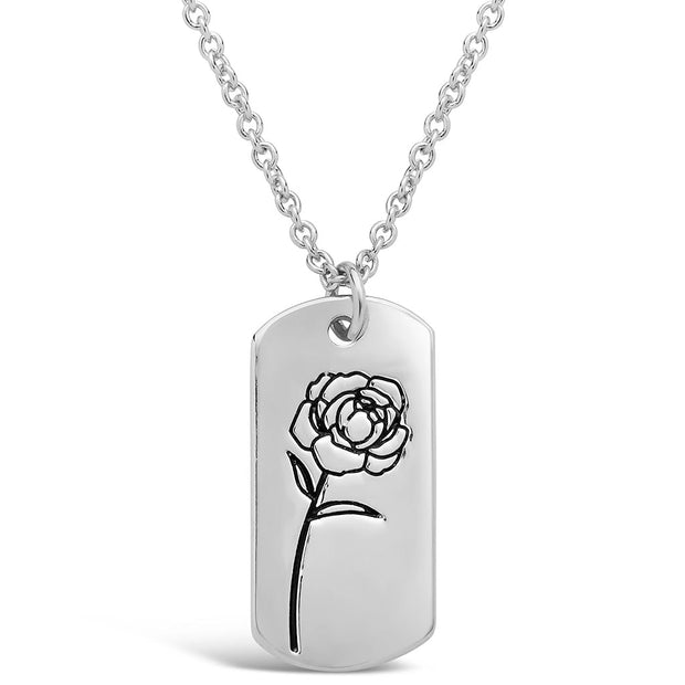 Birth Flower Pendant
