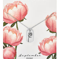 Birth Flower Pendant