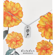 Birth Flower Pendant