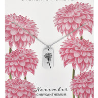 Birth Flower Pendant