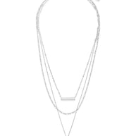 Triple Layered Bar Necklace