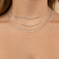 Multi Chain Layered Necklace