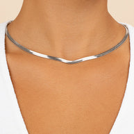 Herringbone Chain Necklace