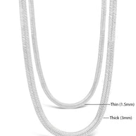 Sterling Silver Herringbone Chain