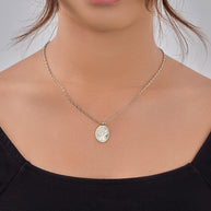 Engraved Garden Pendant