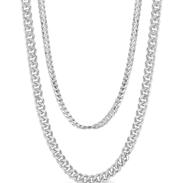 Everyday Layered Curb Chain Necklace