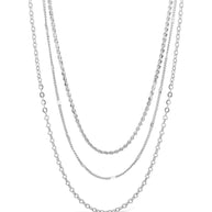 Dainty Three Layer Chain Necklace