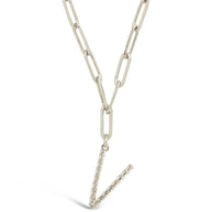 Braided Initial Pendant Necklace
