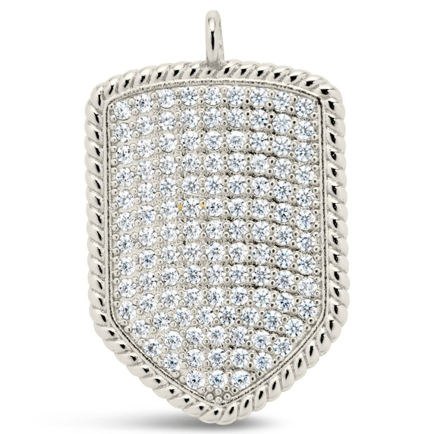 CZ Shield Charm