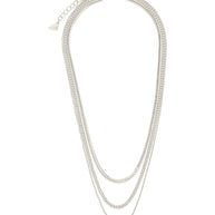 Brenna Triple Layered Chain Necklace