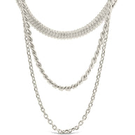 Brenna Triple Layered Chain Necklace
