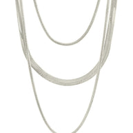 Everly Layered Herringbone Chain Necklace