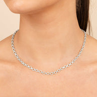 Parker Textured Chain Necklace