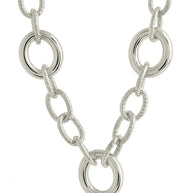 Carter Round Statement Link Necklace
