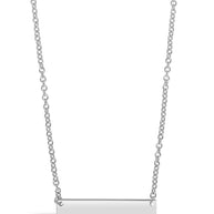 Sterling Silver Mini Bar Pendant