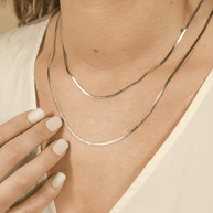 Sterling Silver Herringbone Chain