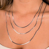 Sterling Silver Herringbone Chain