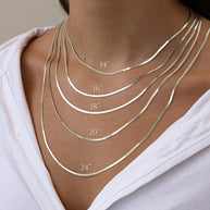 Sterling Silver Herringbone Chain