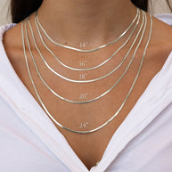 Sterling Silver Herringbone Chain