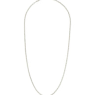 Sterling Silver Paperclip Chain Necklace