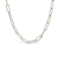 Sterling Silver Paperclip Chain Necklace
