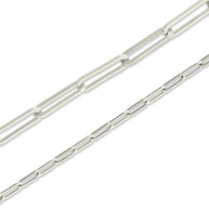 Sterling Silver Paperclip & Everyday Studs Jewelry Bundle