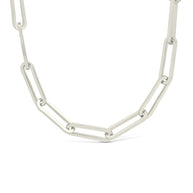 Sterling Silver Paperclip Chain Necklace