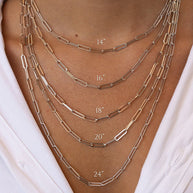 Sterling Silver Paperclip & Everyday Studs Jewelry Bundle
