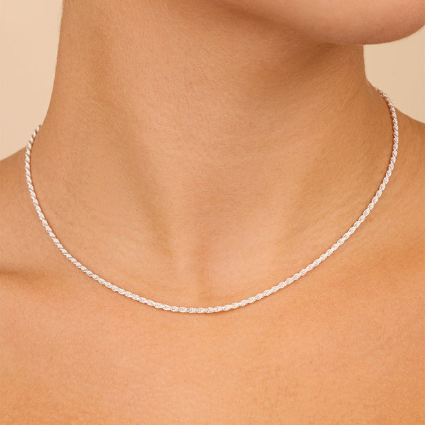 Sterling Silver Annelise Chain Necklace