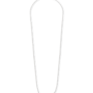 Sterling Silver Basia Dainty Beaded Chain Necklace