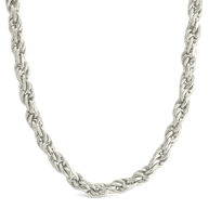 Sterling Silver Belen Dainty Rope Chain Necklace